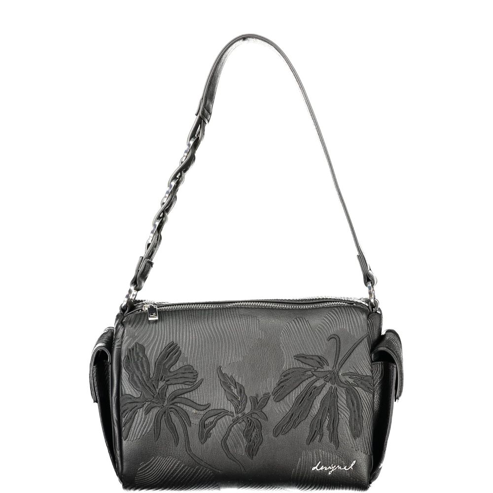 Sac porté épaule Desigual femme Mirenis Habana en polyuréthane noir – DE-43354