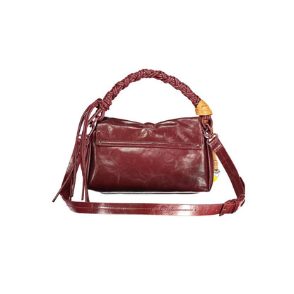 Sac à main Desigual femme mini Rodio Naron à rabat en polyuréthane bordeaux – DE-43331