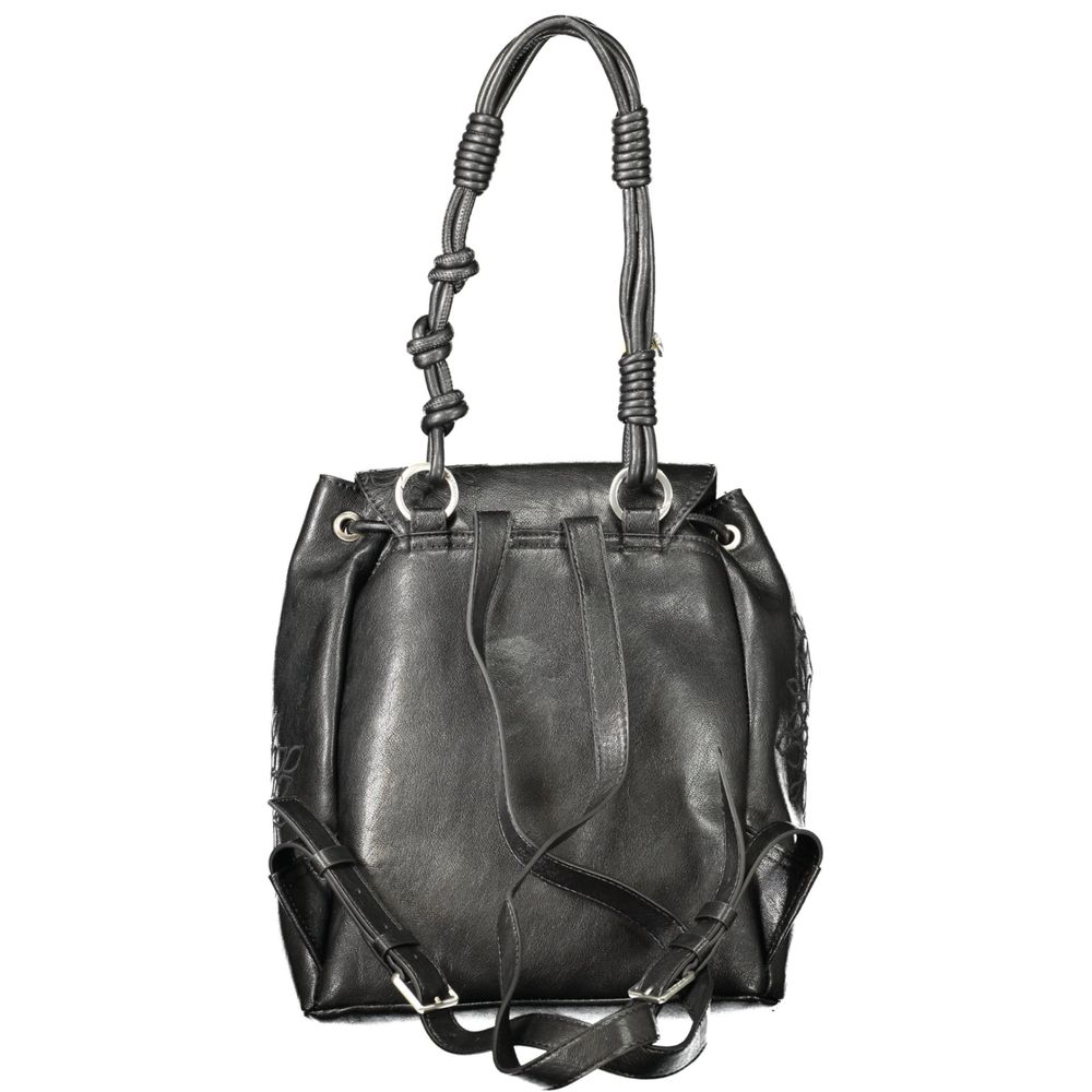 Sac à dos Desigual femme mini Sierra Prisa en polyuréthane noir – DE-43377