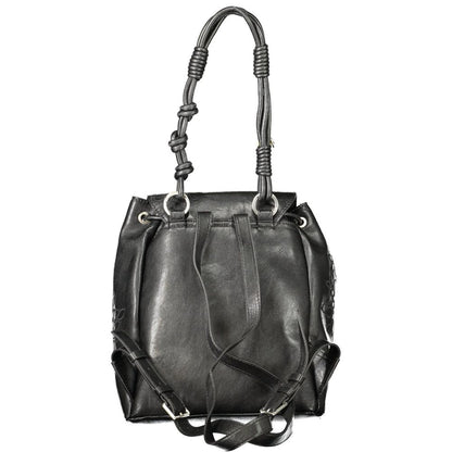 Sac à dos Desigual femme mini Sierra Prisa en polyuréthane noir – DE-43377