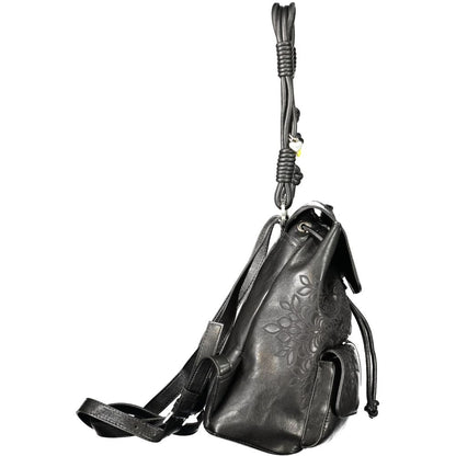 Sac à dos Desigual femme mini Sierra Prisa en polyuréthane noir – DE-43377