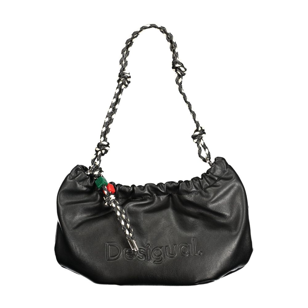 Sac à main Desigual femme Half Logo Waverly en polyuréthane noir – DE-43385