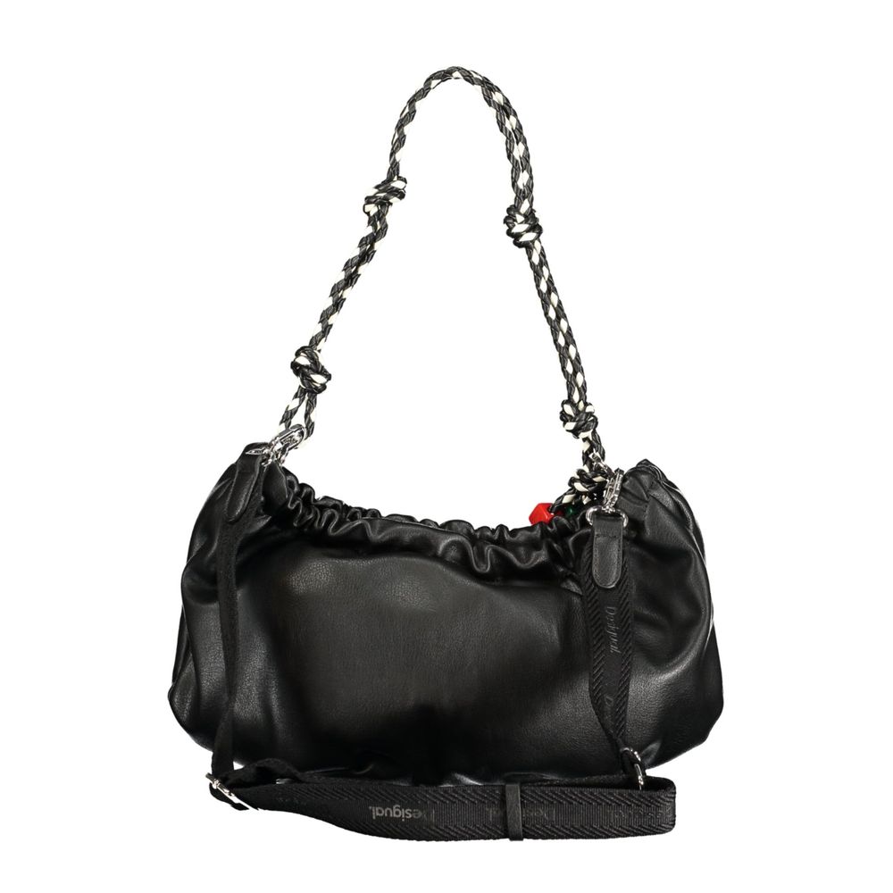 Sac à main Desigual femme Half Logo Waverly en polyuréthane noir – DE-43385