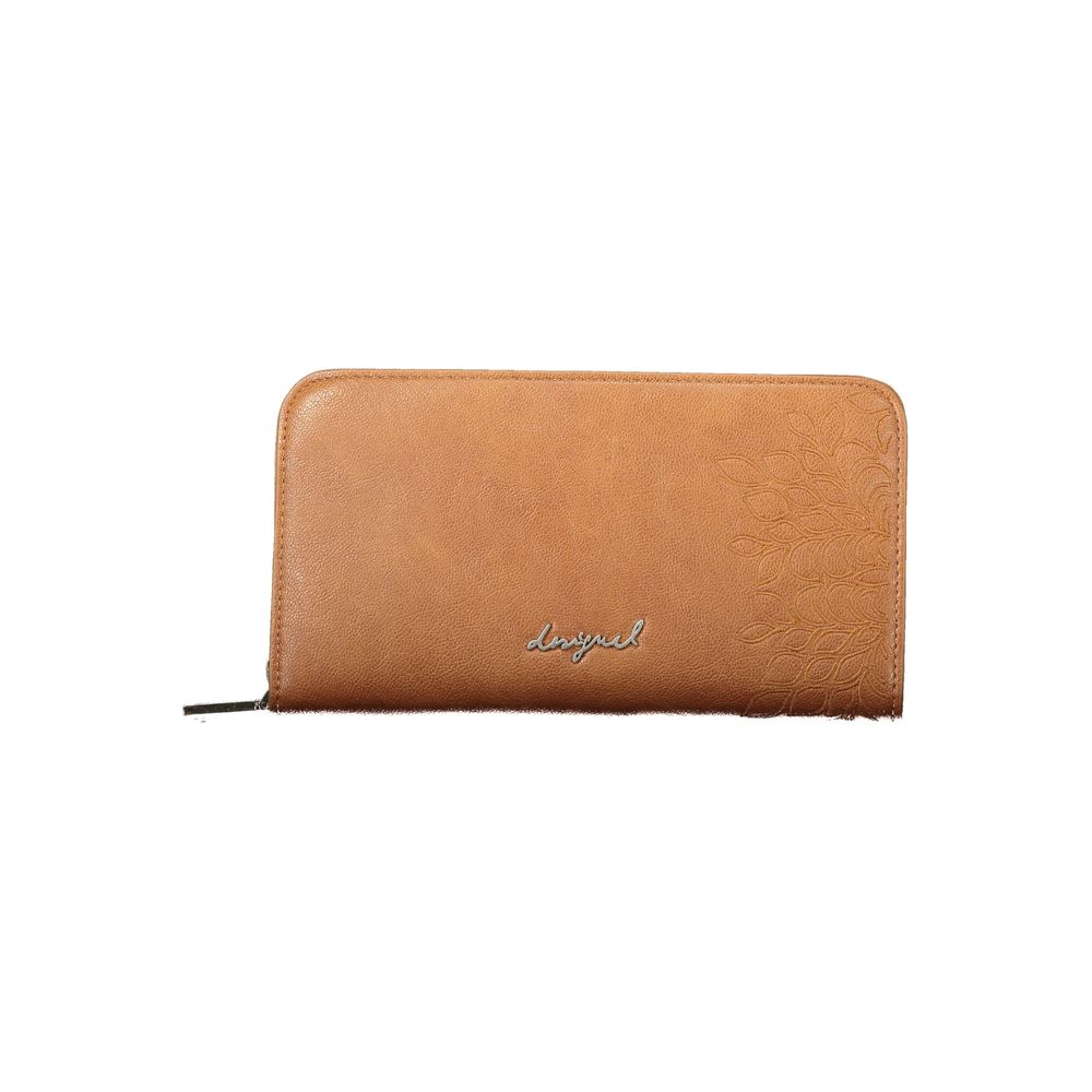Portefeuille Desigual femme Sierra Fiona en polyuréthane marron – DE-43391