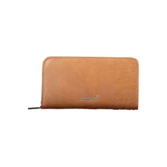 Portefeuille Desigual femme Sierra Fiona en polyuréthane marron – DE-43391