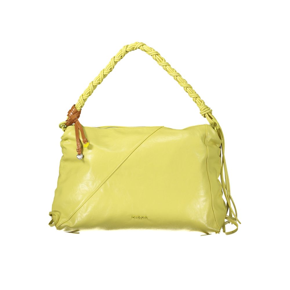 Sac à main Desigual femme Leiria Rodio en polyuréthane jaune – DE-43392