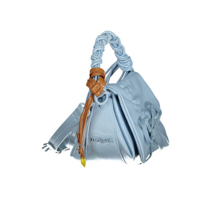 Sac à main Desigual femme mini Rodio Naron à rabat en polyuréthane bleu clair – DE-43393