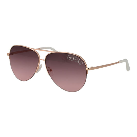 Guess Lunettes De Soleil Métal Multicolores Rose Pour Femme