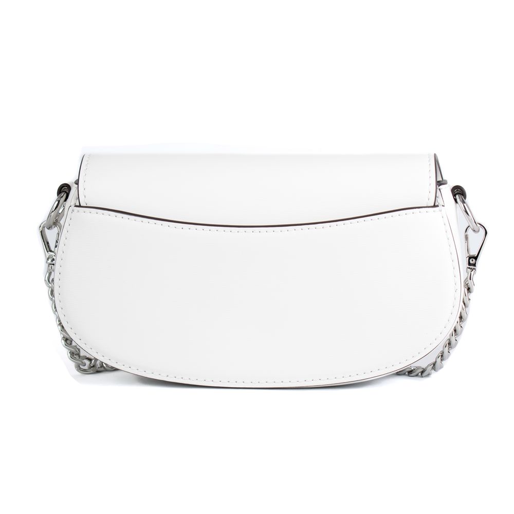 Sac à Bandoulière en Cuir Blanc Michael Kors Pour Femme