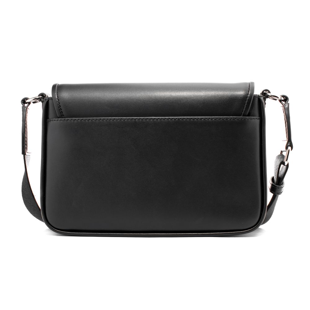 Michael Kors Sac Bandoulière En Cuir Noir Femme 24x17x8 Cm