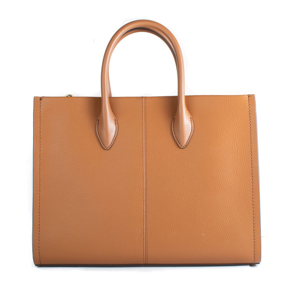 Sac À Épaule En Cuir Marron Michael Kors Pour Femme