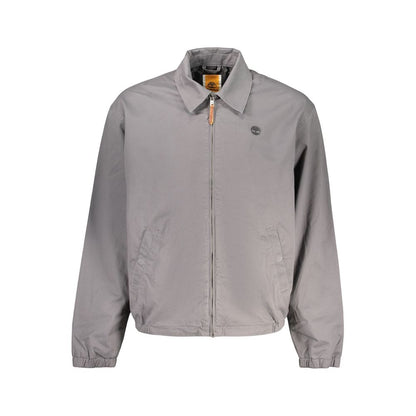 Veste Timberland homme bomber en coton gris – TI-43581