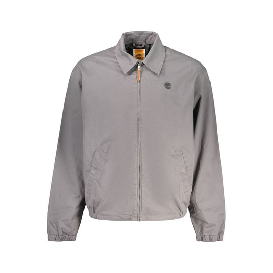 Veste Timberland homme bomber en coton gris – TI-43581
