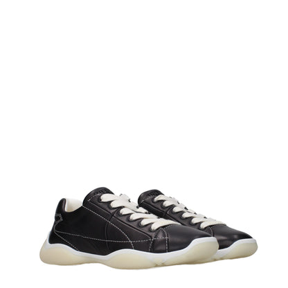 Baskets Prada femme en cuir noir – PR-15504815489289