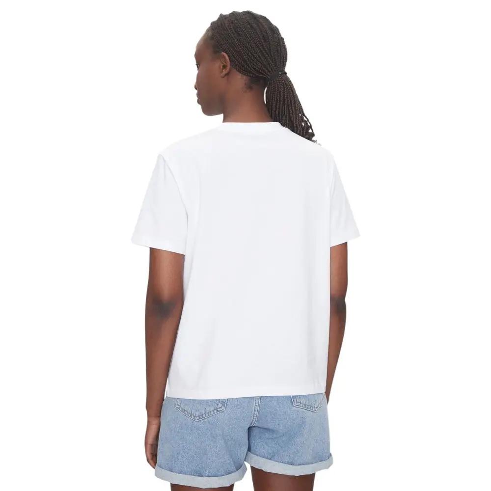 Calvin Klein Jeans White Cotton T-Shirt by Calvin Klein Jeans