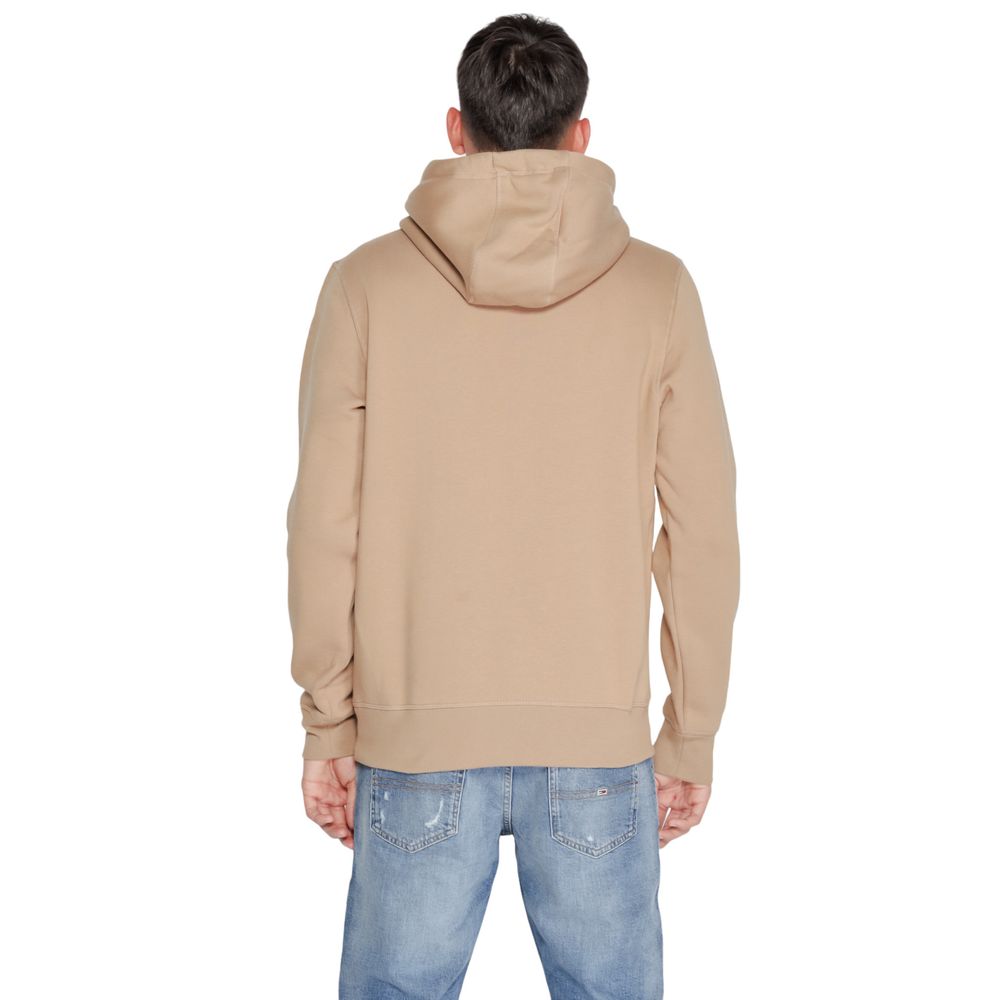 Tommy Hilfiger Pull À Capuche Beige En Coton Pour Homme FW24