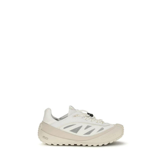 Moncler White Polyester Athletic Sneakers by Moncler