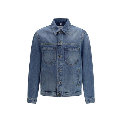 Off-White Blue Cotton Denim Jacket by Off-White