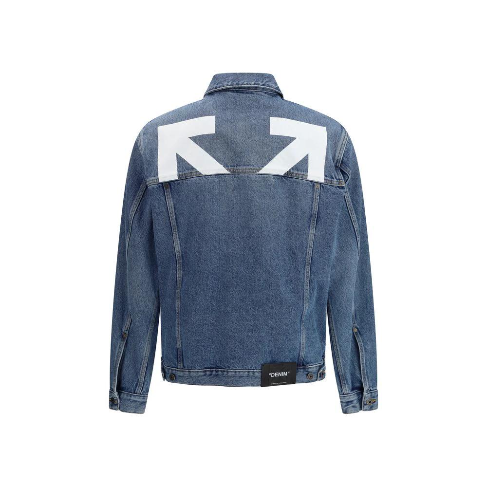 Off-White Blue Cotton Denim Jacket by Off-White