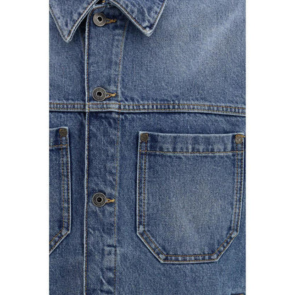 Off-White Blue Cotton Denim Jacket by Off-White