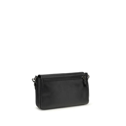 Fendi Black Calf Leather Bos Taurus Shoulder Bag by Fendi