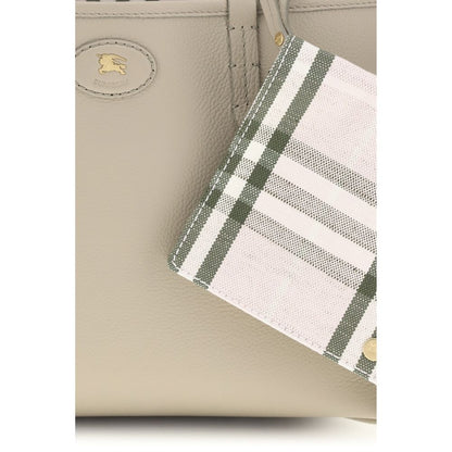 Burberry Beige Calf Leather Bos Taurus Shoulder Bag