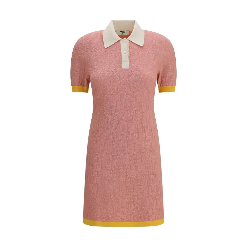 Fendi Multicolor Polyamide Casual Dress by Fendi