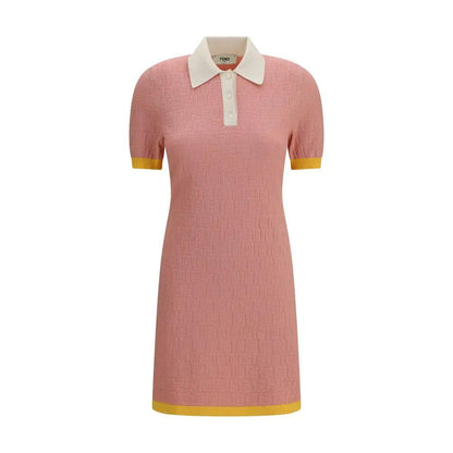 Fendi Multicolor Polyamide Casual Dress by Fendi
