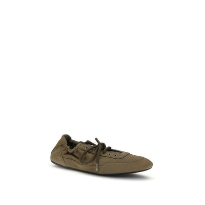 Prada Bicolor Cotton Athletic Sneakers by Prada