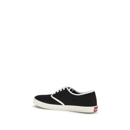 Prada Black Cotton Athletic Sneakers by Prada