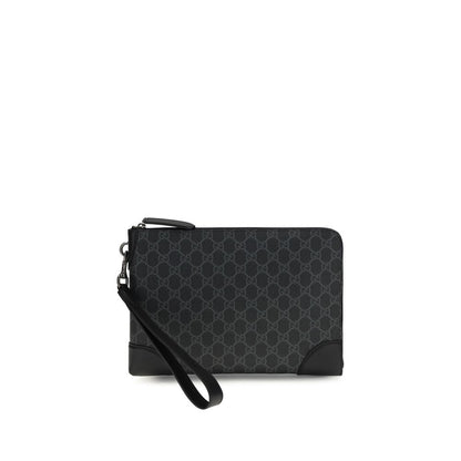 Gucci Black Fabric Handbag