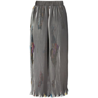 Jupe Desigual femme longue plissée en polyester noir – DE-43624