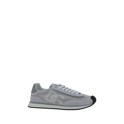 Dolce & Gabbana Gray Fabric Athletic Sneakers by Dolce & Gabbana