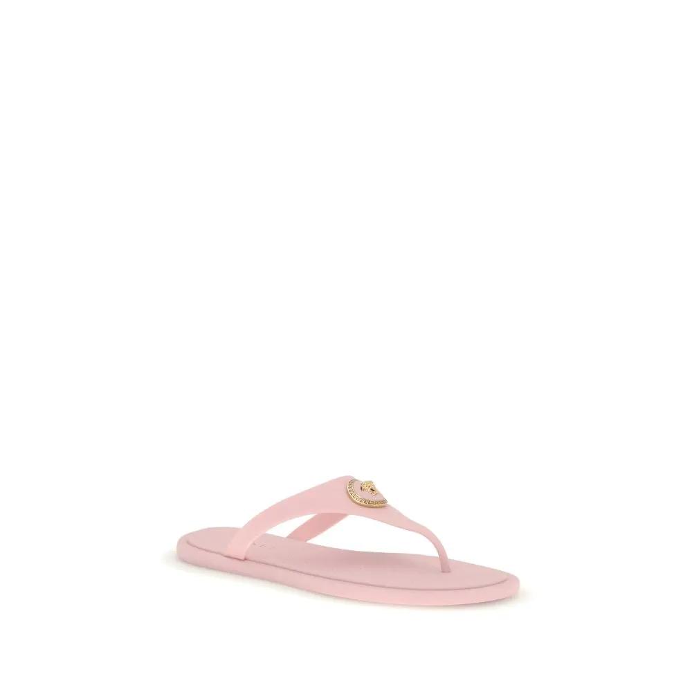 Versace Multicolor Rubber Flip-Flop Sandals by Versace
