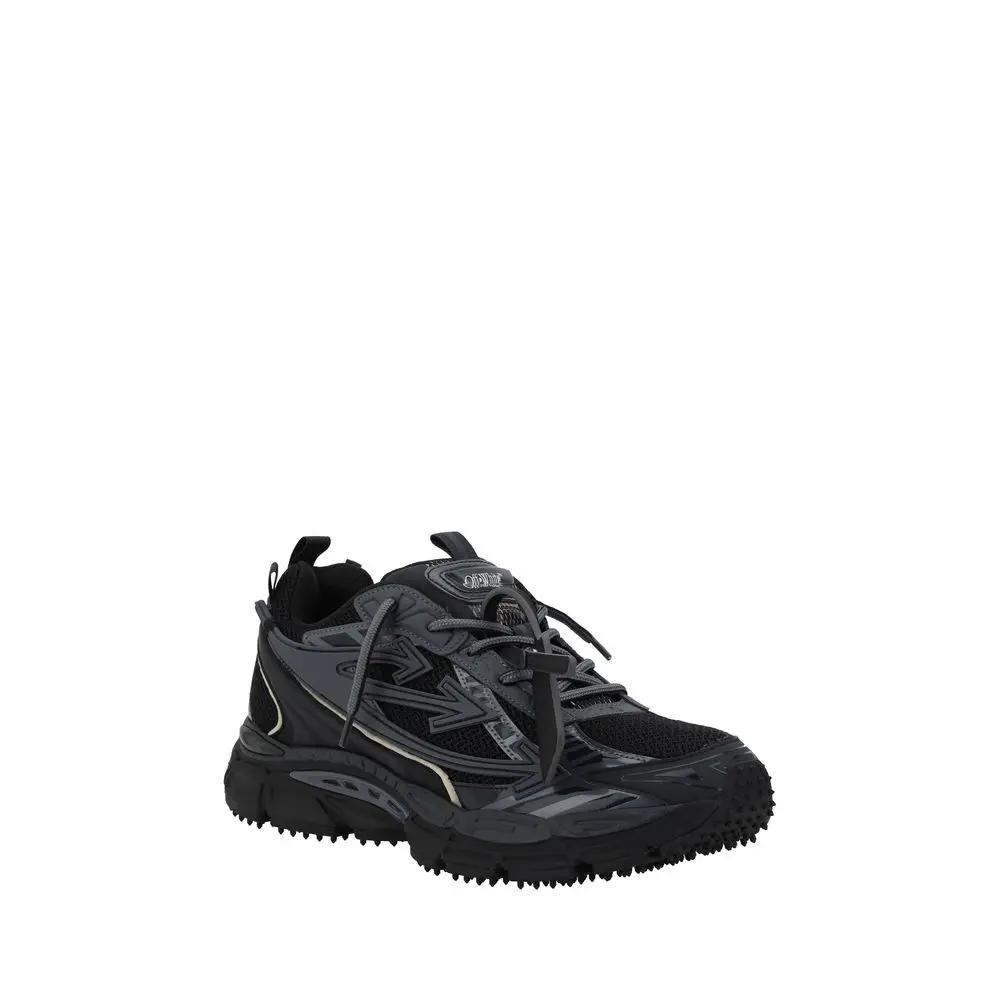 Off-White Black Polyester Athletic Sneakers by Off-White