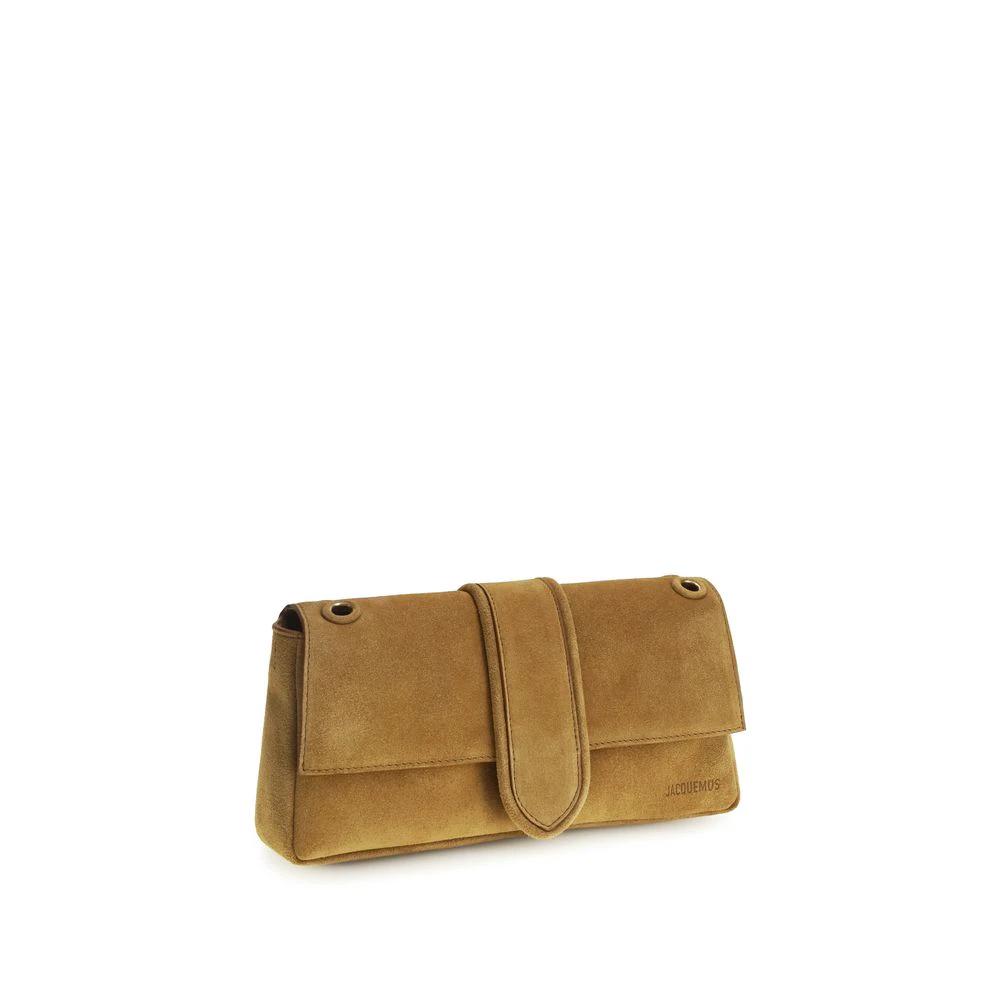 Jacquemus Beige Calf Leather Bos Taurus Shoulder Bag by Jacquemus