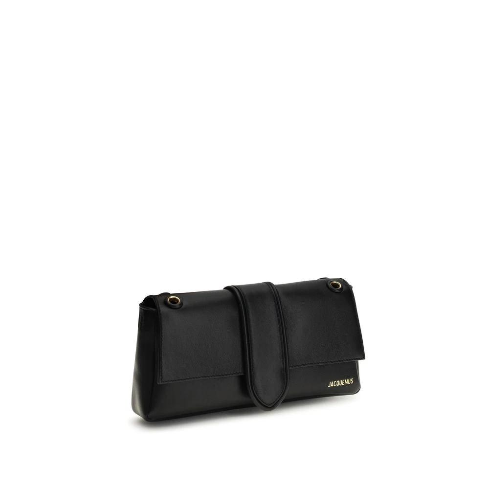 Jacquemus Black Calf Leather Bos Taurus Shoulder Bag by Jacquemus