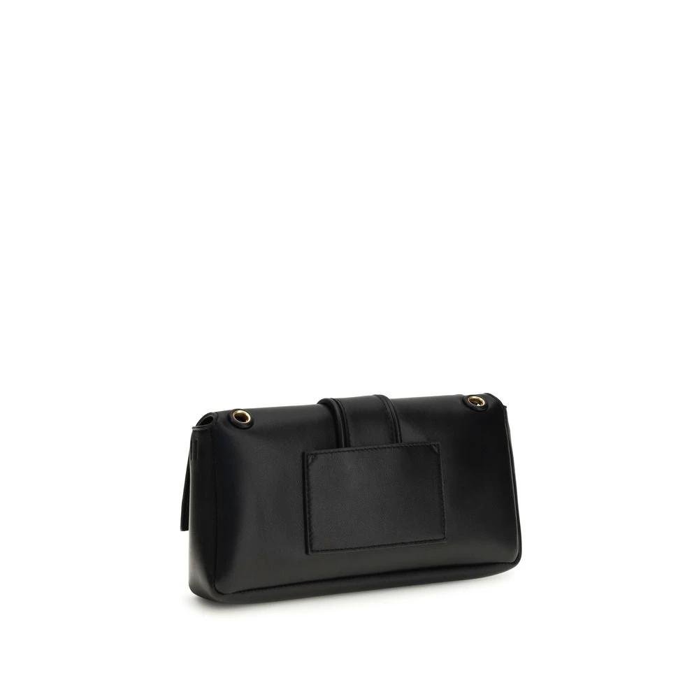 Jacquemus Black Calf Leather Bos Taurus Shoulder Bag by Jacquemus