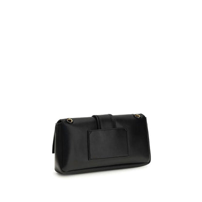 Jacquemus Black Calf Leather Bos Taurus Shoulder Bag by Jacquemus