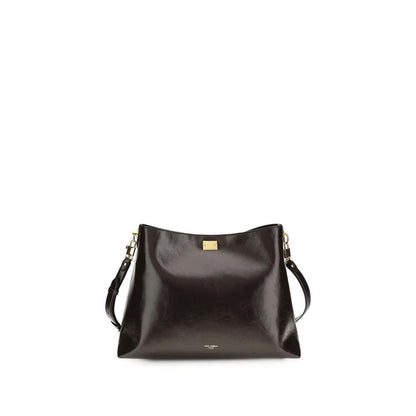 Dolce & Gabbana Brown Calf Leather Bos Taurus Shoulder Bag by Dolce & Gabbana