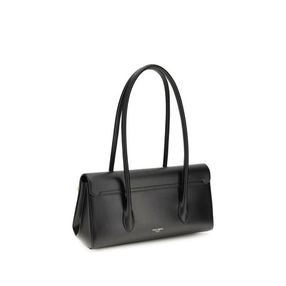 Dolce & Gabbana Black Calf Leather Bos Taurus Shoulder Bag by Dolce & Gabbana