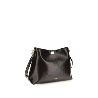 Dolce & Gabbana Brown Calf Leather Bos Taurus Shoulder Bag by Dolce & Gabbana