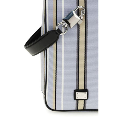 Dolce & Gabbana Blue Cotton Handbag by Dolce & Gabbana