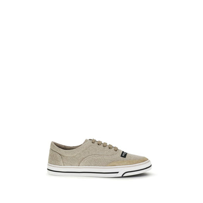 Baskets Dolce & Gabbana homme DG Sailing en lin beige – DO-CS2399A03538S727