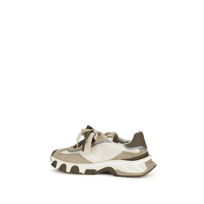 Dolce & Gabbana Multicolor Calf Leather Bos Taurus Athletic Sneakers by Dolce & Gabbana