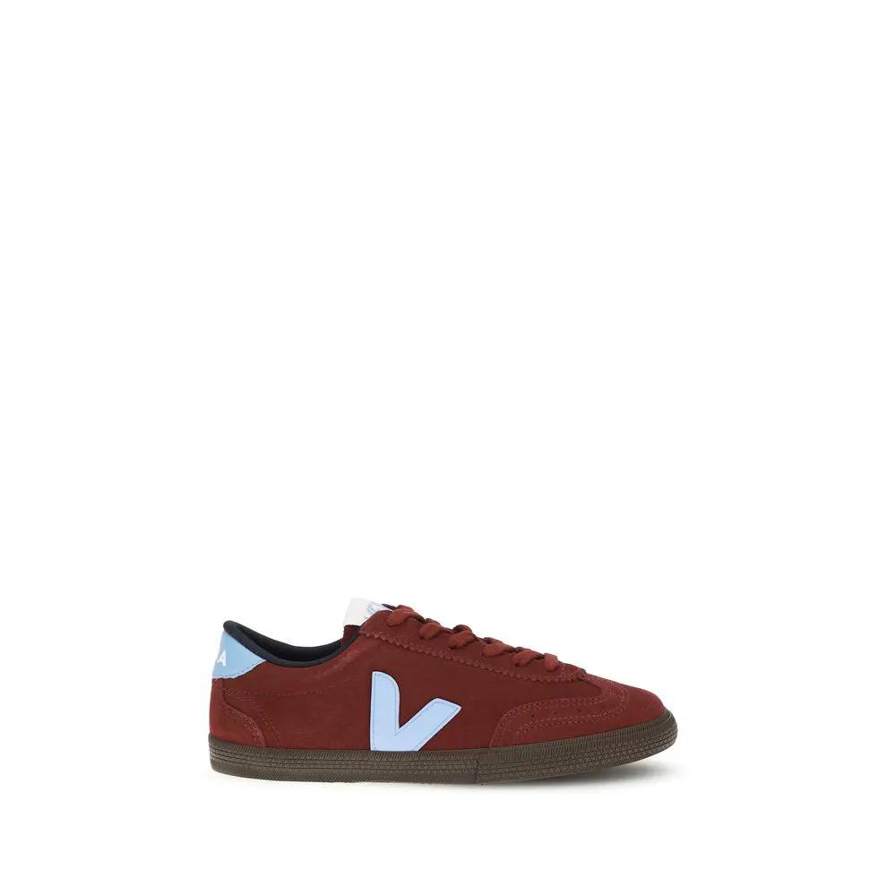 Veja Bordeaux Calf Leather Bos Taurus Athletic Sneakers by Veja