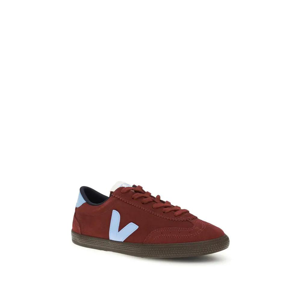 Veja Bordeaux Calf Leather Bos Taurus Athletic Sneakers by Veja