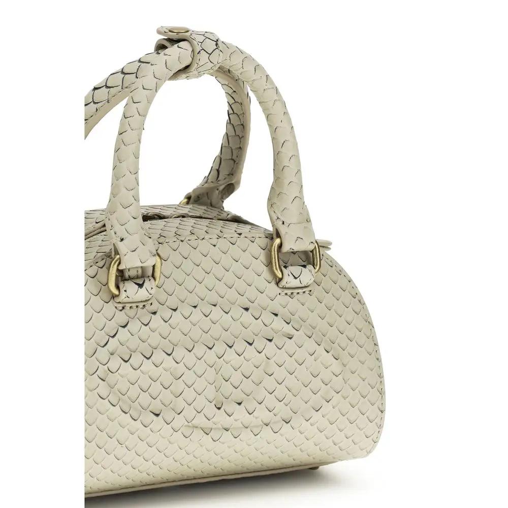 Diesel Beige Calf Leather Bos Taurus Handbag by Diesel