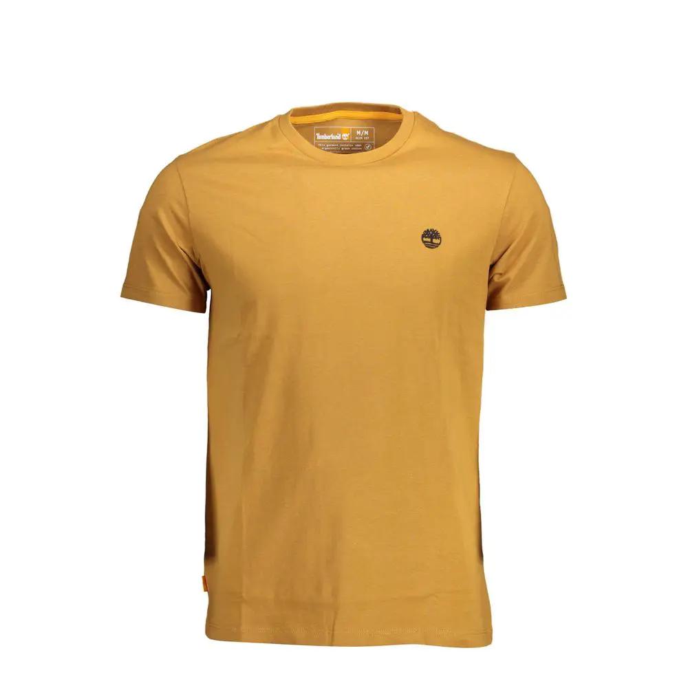 Timberland Marrone Organic Cotton Men's T-Shirt by Timberland