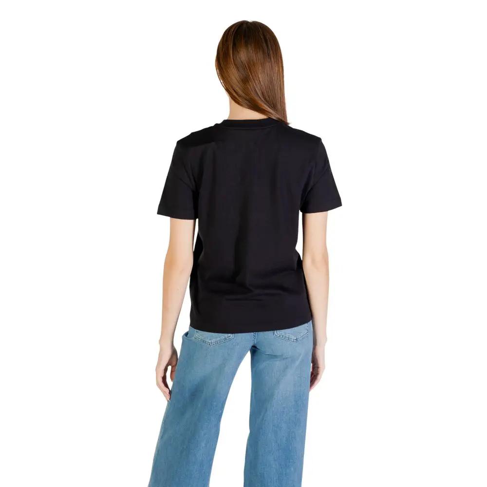 Calvin Klein Jeans Black Cotton T-Shirt by Calvin Klein Jeans